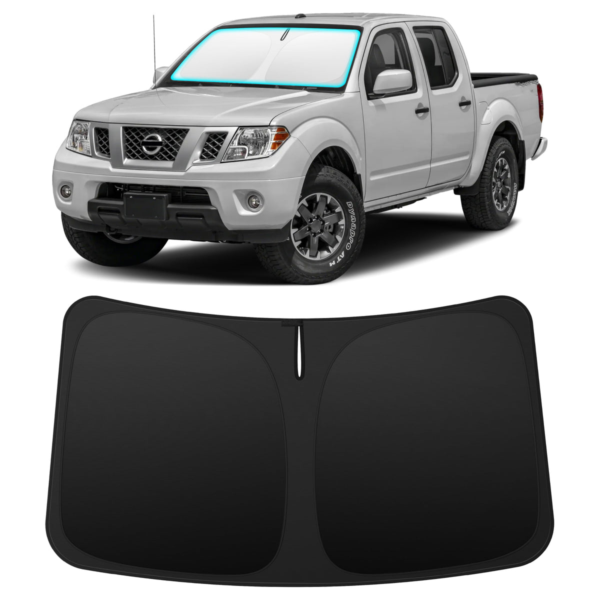 INSAUTO front packaging showing fit for Nissan Frontier and easy selection benefit