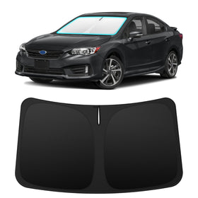 INSAUTO front packaging on Subaru Impreza windshield showing fit and protection