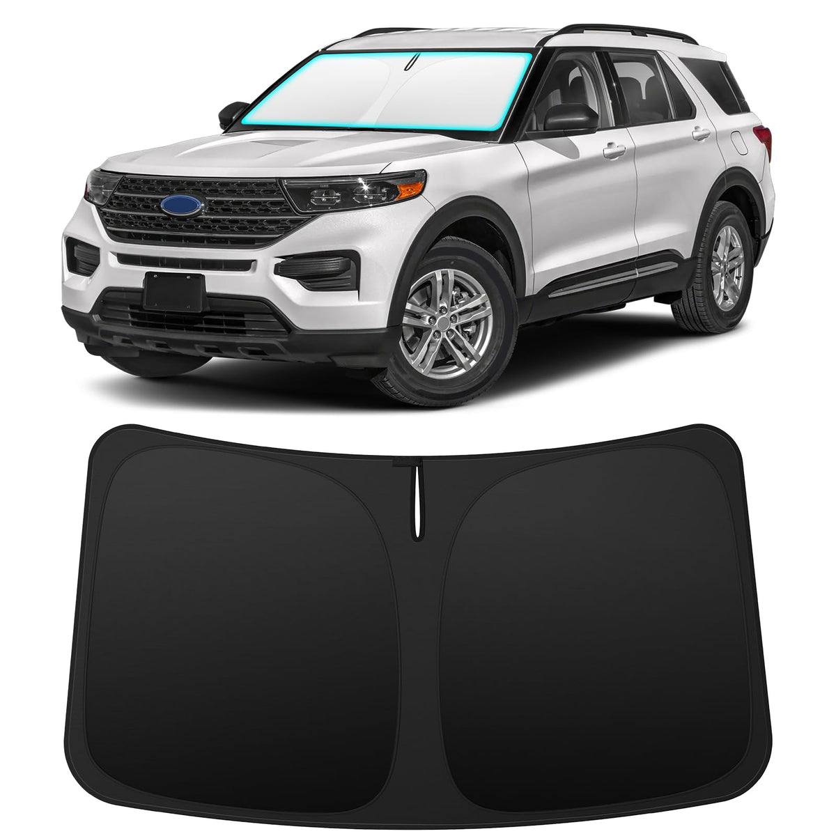 INSAUTO front view shows full coverage and neat protection