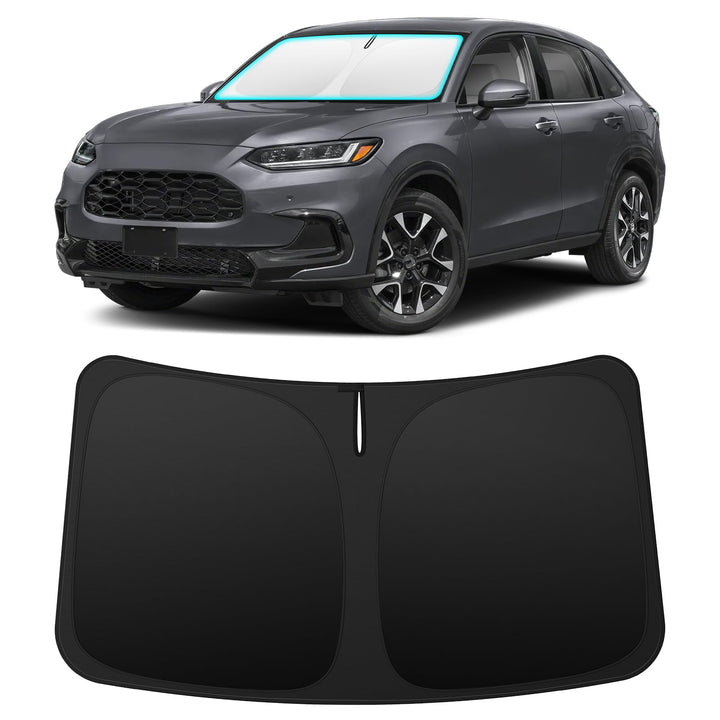 INSAUTO front fit covering Honda HRV windshield protects interior from sun
