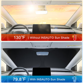 INSAUTO installed on Hyundai Palisade windshield reducing cabin heat before entry