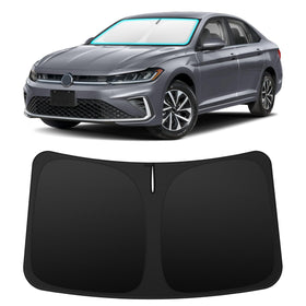 INSAUTO front packaging showing full shade and perfect Jetta fit benefit