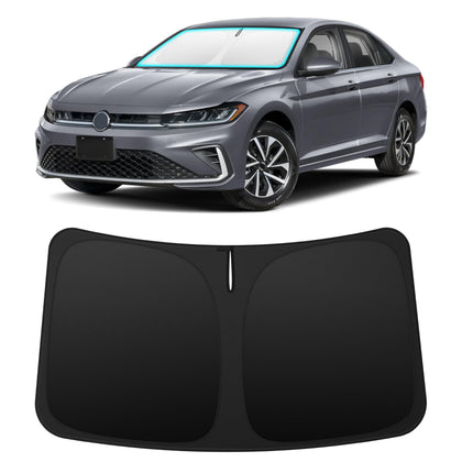 INSAUTO front packaging showing full shade and perfect Jetta fit benefit