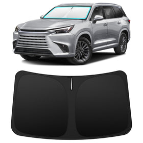 INSAUTO front view on Lexus TX showing full windshield coverage and protection