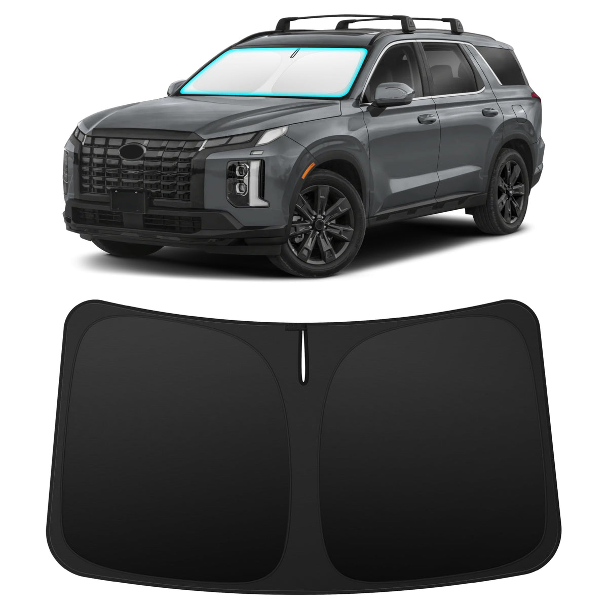 INSAUTO front packaging view showing exact Palisade fit and easy setup benefit