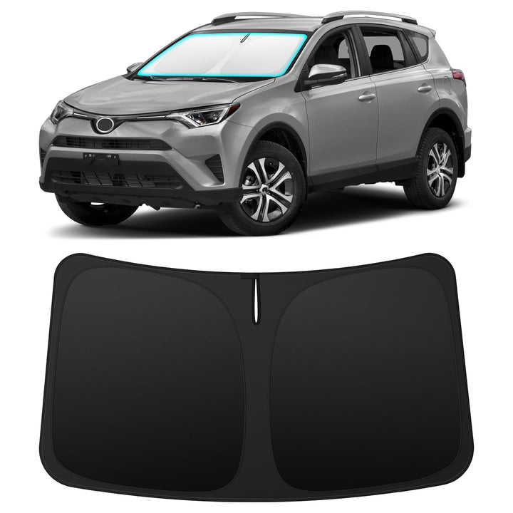INSAUTO front packaging view showing tailored RAV4 fit and full coverage benefit