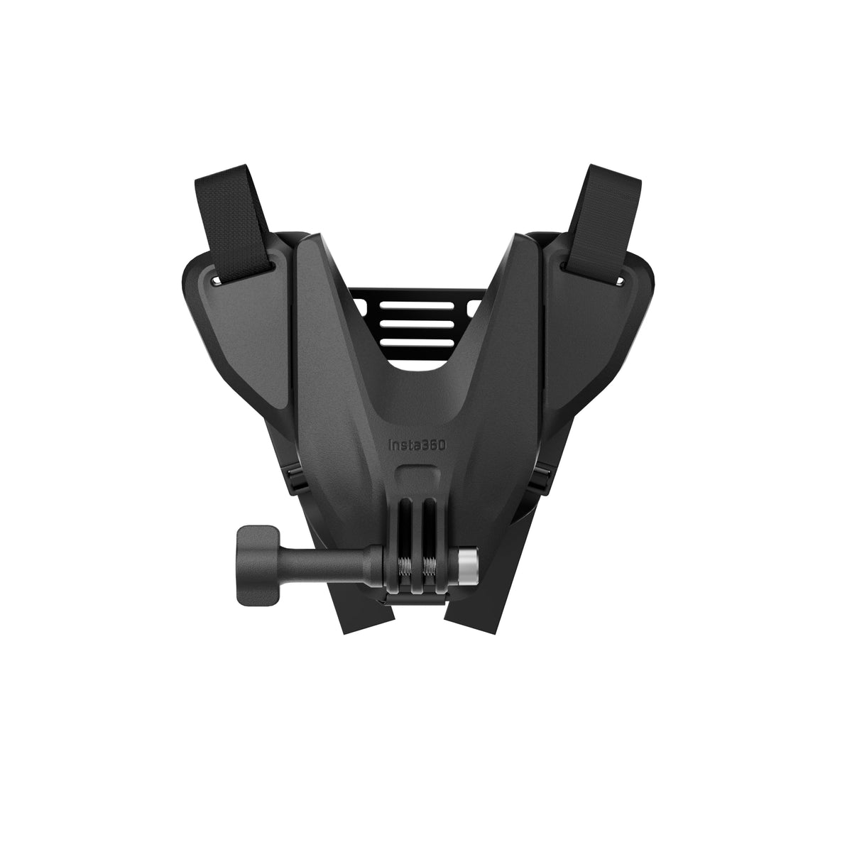 Insta360 close-up of invisible mic mount showing discreet microphone compatibility