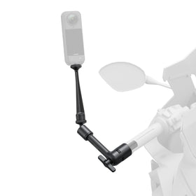 Insta360 Magic Arm front view showing compact mount and stable design for steady shots