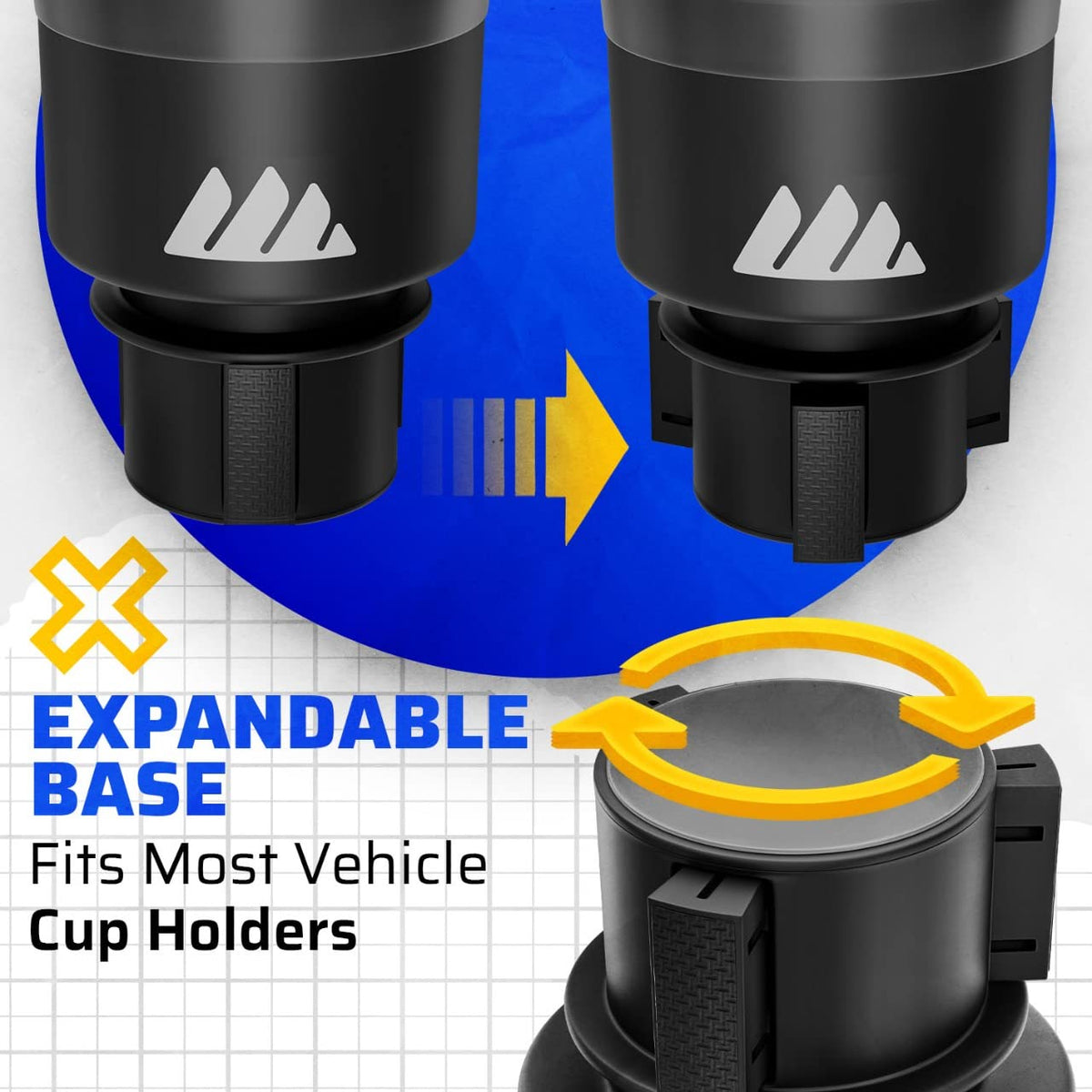 Integral Hydro Expander handle slot detail holds mug handle securely