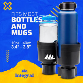 Integral Hydro Expander installed in vehicle cup holder for stability