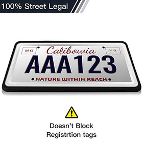 Intermerge next to ruler showing 12.4 x 6.4 inch size for universal plate fit