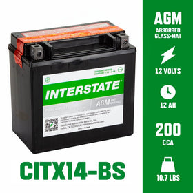 Interstate Batteries acid pack and manual displayed for easy installation benefit