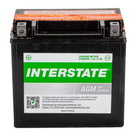 Interstate Batteries terminal close-up highlighting secure connection and durability