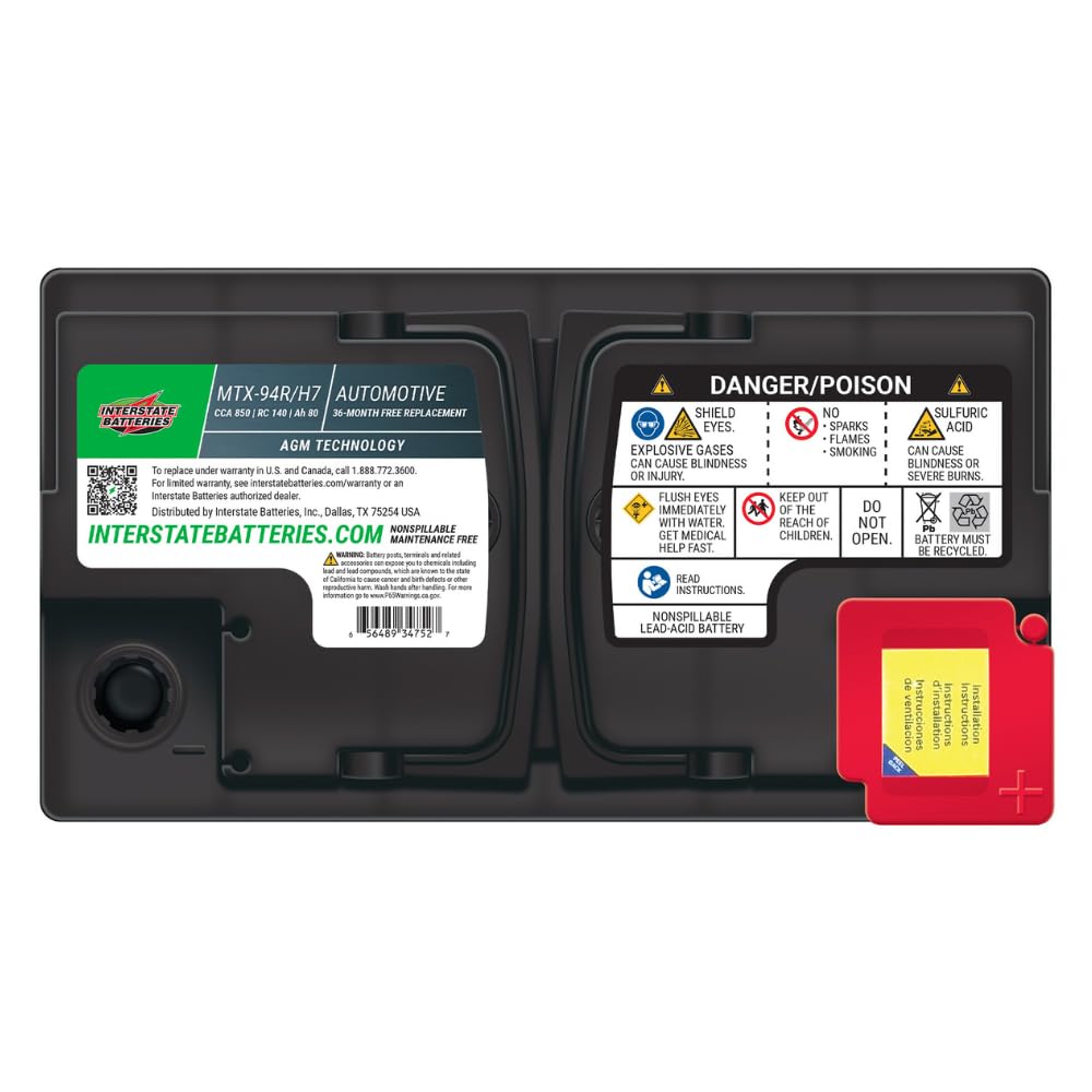Interstate Batteries MTX installed in a car demonstrating reliable start-stop power