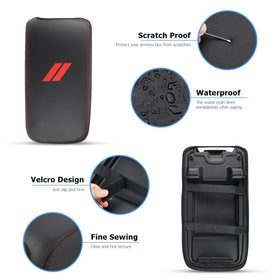 INTGET installed armrest cover in Dodge Charger enhancing comfort