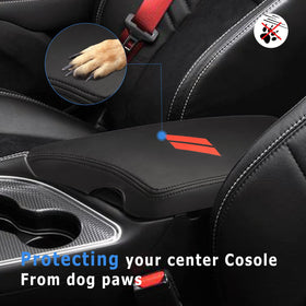INTGET installed in Dodge Challenger interior showing improved comfort and look