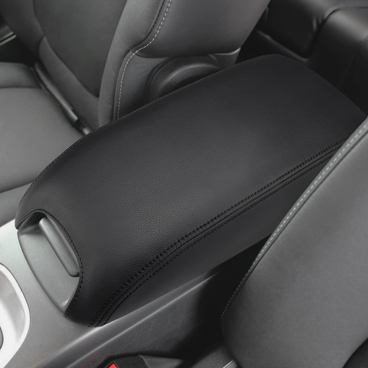 INTGET front view of console cover showing precise fit and neat finish