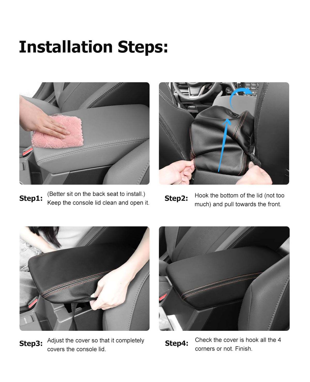 INTGET lifestyle shot of driver resting elbow showing added comfort on drives