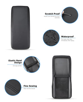 INTGET microfiber leather texture detail portraying soft, easy-clean surface