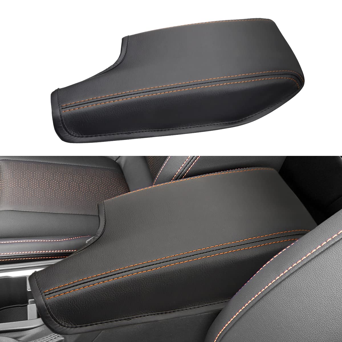 INTGET front view of console cover installed showing neat fit and protection