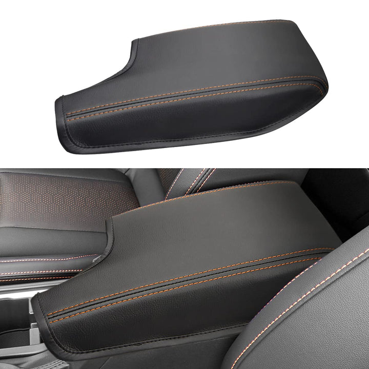 INTGET front view of console cover installed showing neat fit and protection