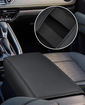 INTGET close-up of leather stitching highlighting durable craftsmanship and comfort