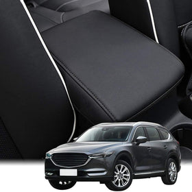 INTGET front packaging view showing fitted armrest cover protecting console
