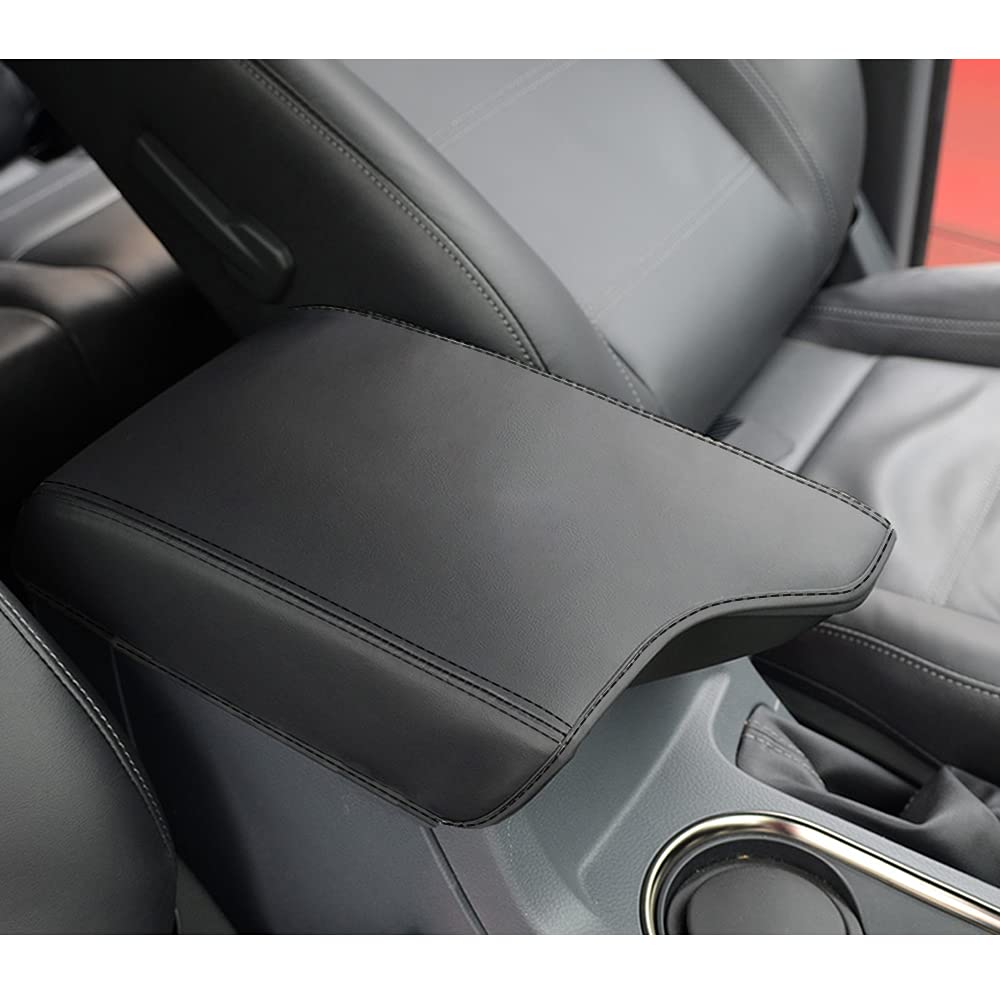 INTGET front view of armrest cover showing clean fit and protection