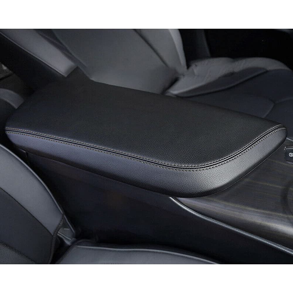 INTGET front view of armrest cover showing perfect console fit and protection