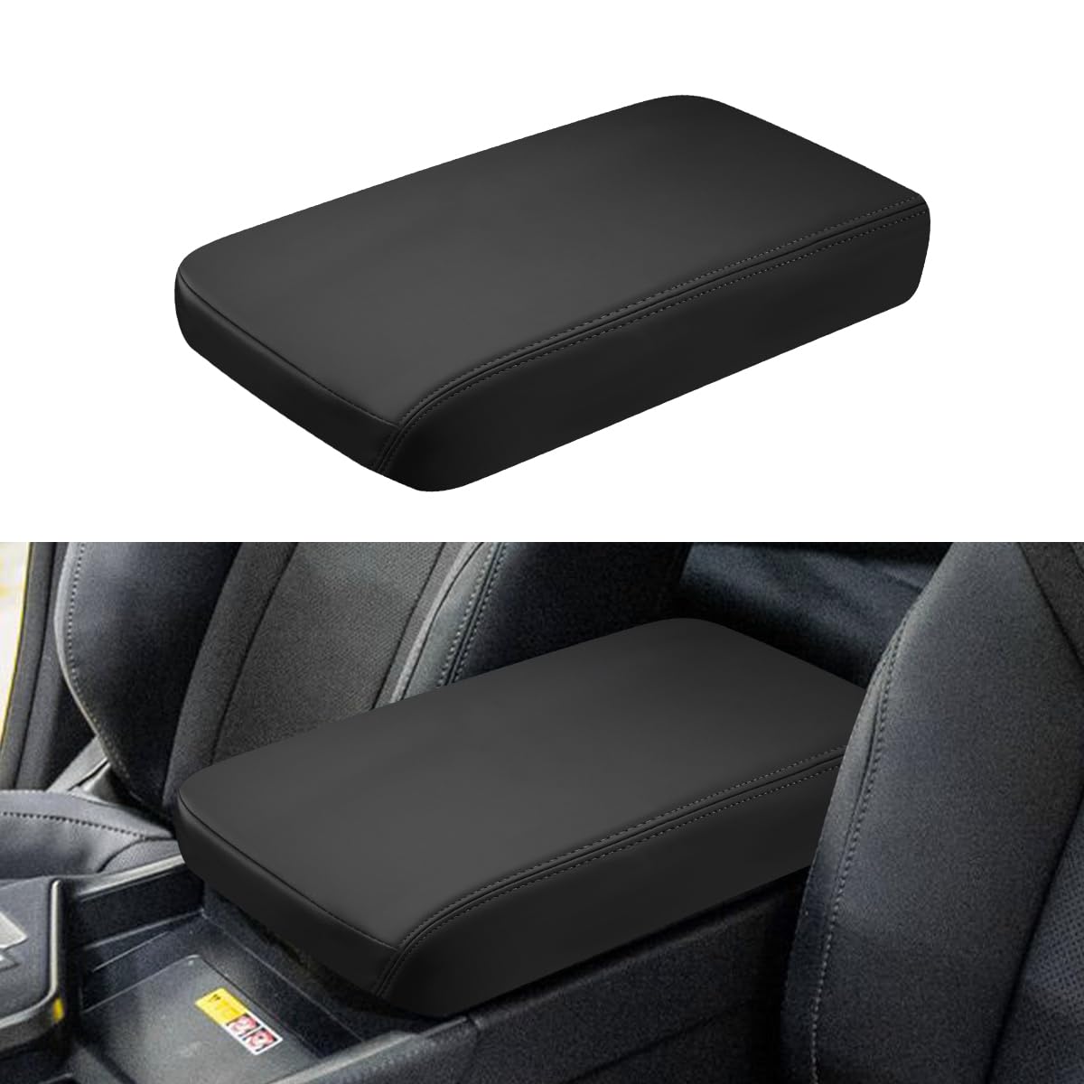 INTGET front view of center console cover showing clean fit and protection
