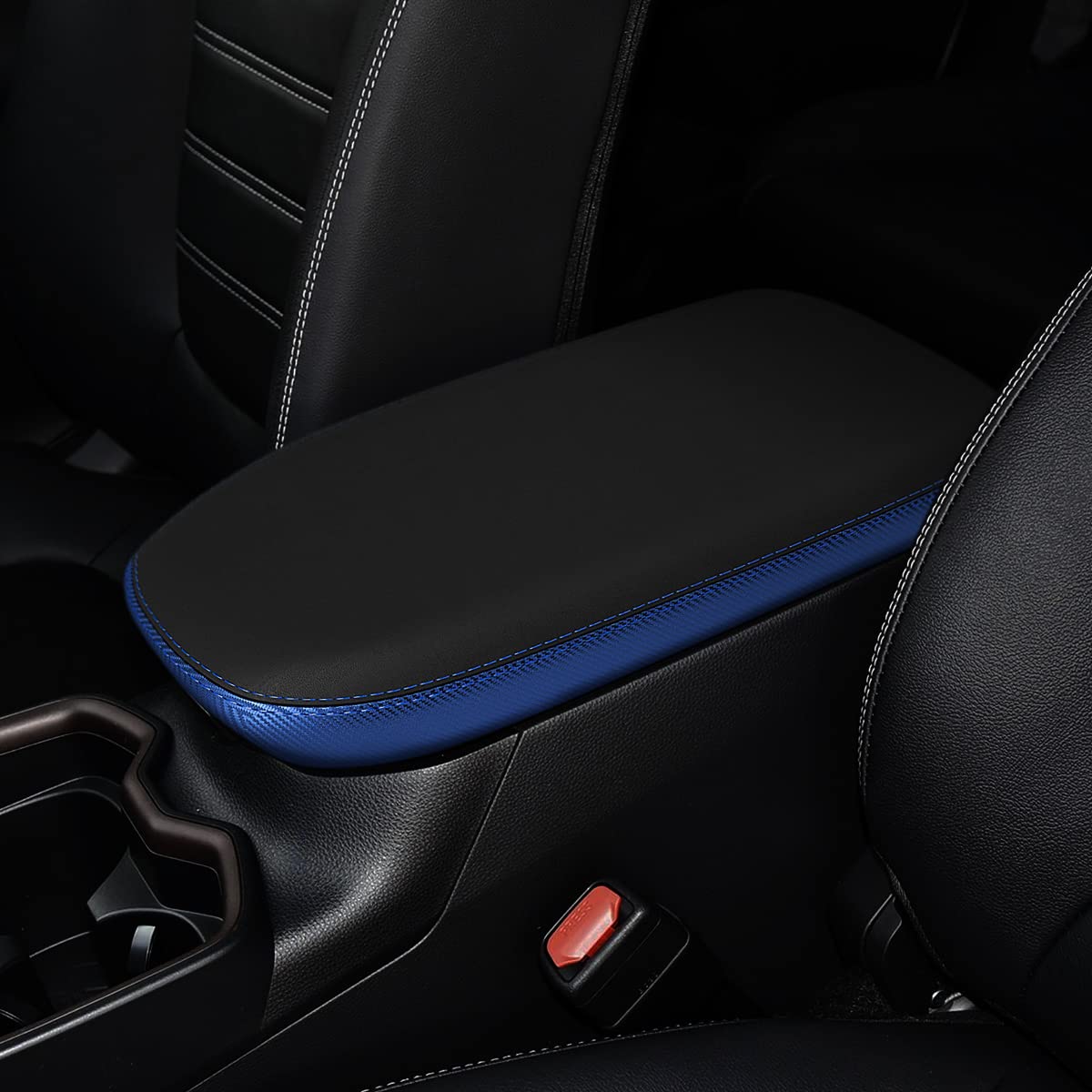 INTGET front view of console cover showing snug factory-fit and refreshed look