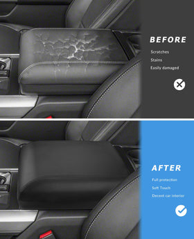 INTGET installed cover top-down view showing wrinkle-free fit benefit