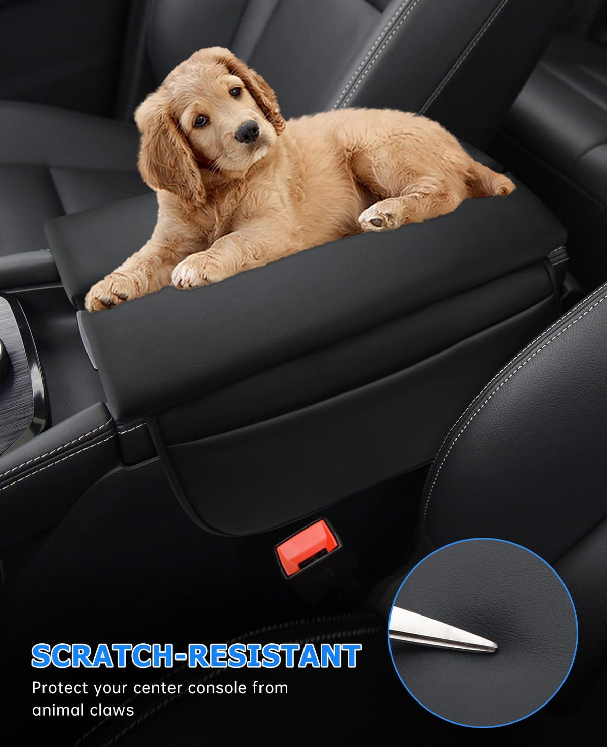 INTGET in-car lifestyle with driver resting elbow for added comfort