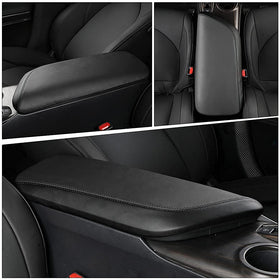 INTGET leather texture closeup showing soft surface for comfortable elbow rest