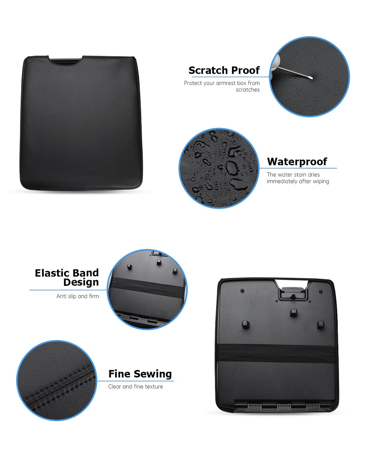 INTGET leather texture macro showing durable, comfortable surface