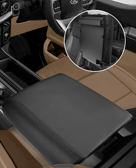 INTGET lifestyle scene in truck interior showing stylish, comfy armrest