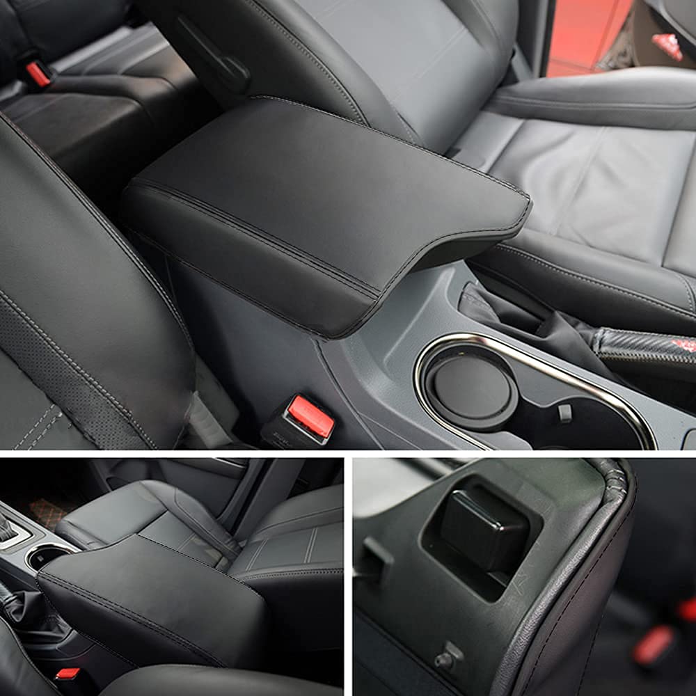 INTGET action shot of console lid opening showing unhindered access