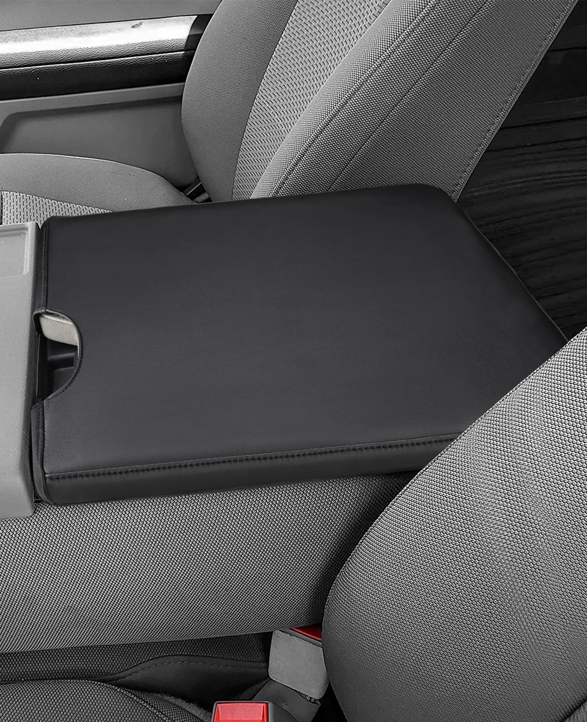 INTGET pet on armrest cover showing extra grip and comfort