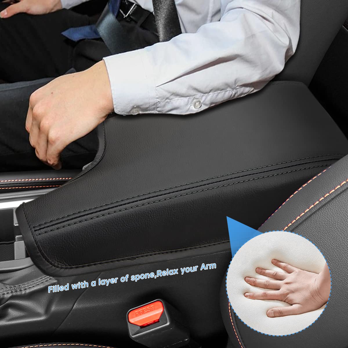 INTGET side profile showing wrinkle-free fit that preserves lid operation