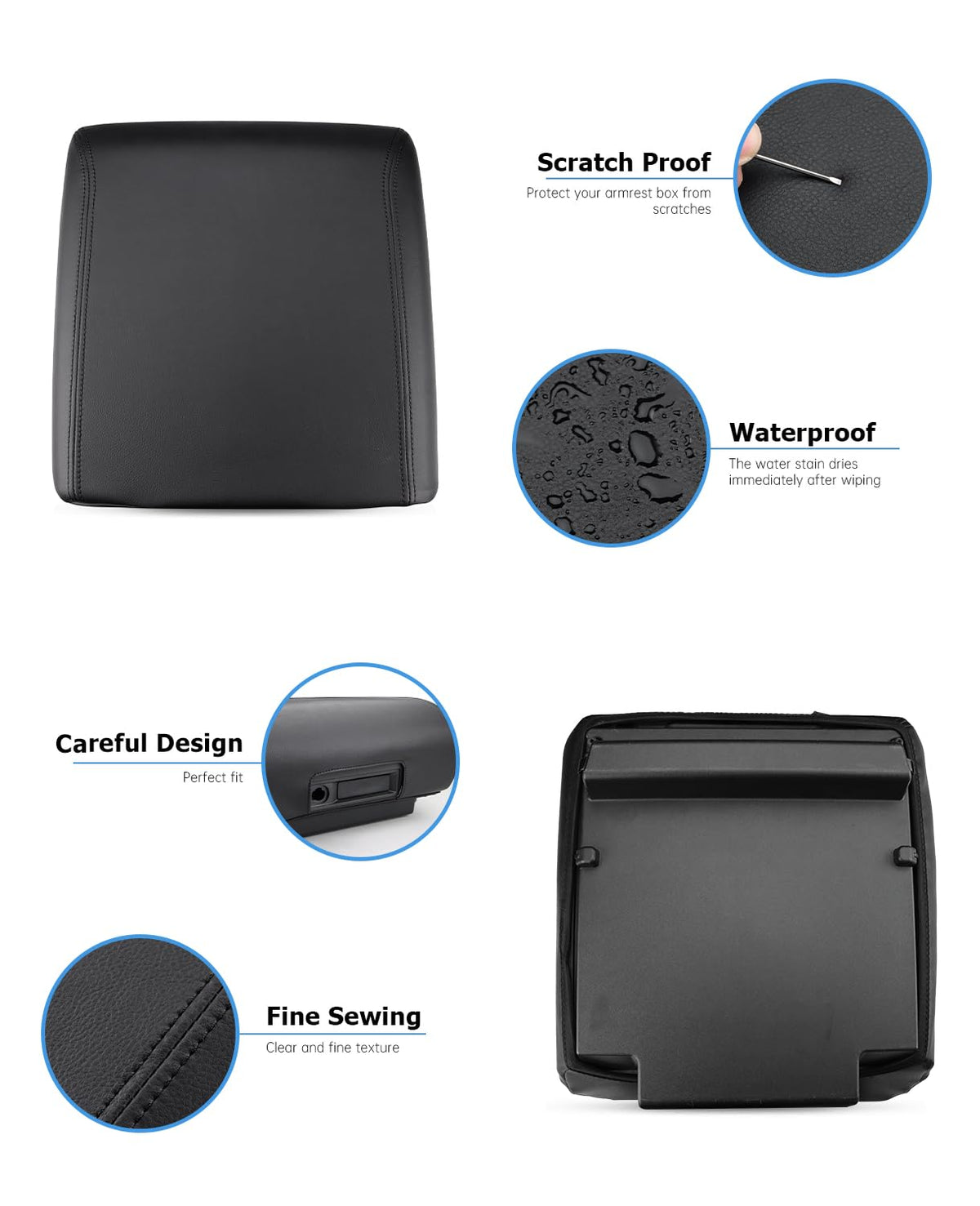 INTGET side profile with lid open showing unhindered console access