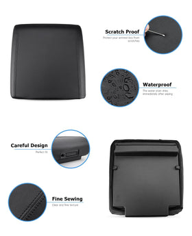 INTGET side profile with lid open showing unhindered console access