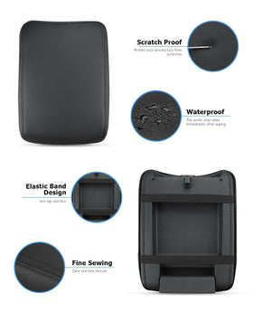 INTGET close-up of black stitching highlighting quality finish and aesthetic detail