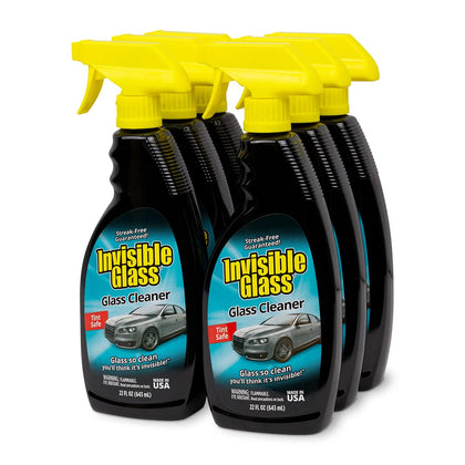 Invisible Glass front packaging showing six bottles for consistent supply