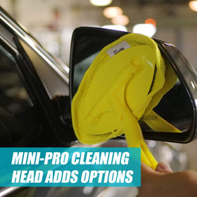 Invisible Glass standard cleaning head close-up showing contour for broad glass coverage
