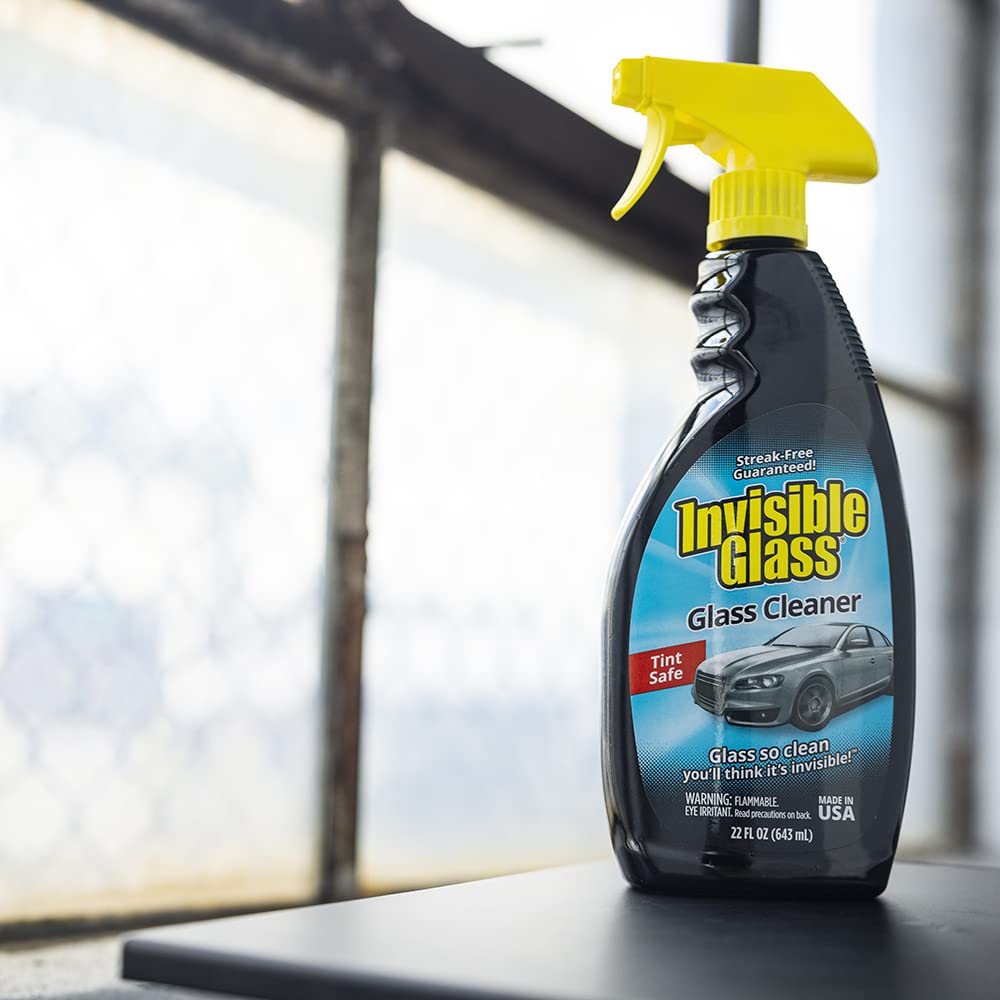 Invisible Glass trigger spray close-up highlighting controlled application