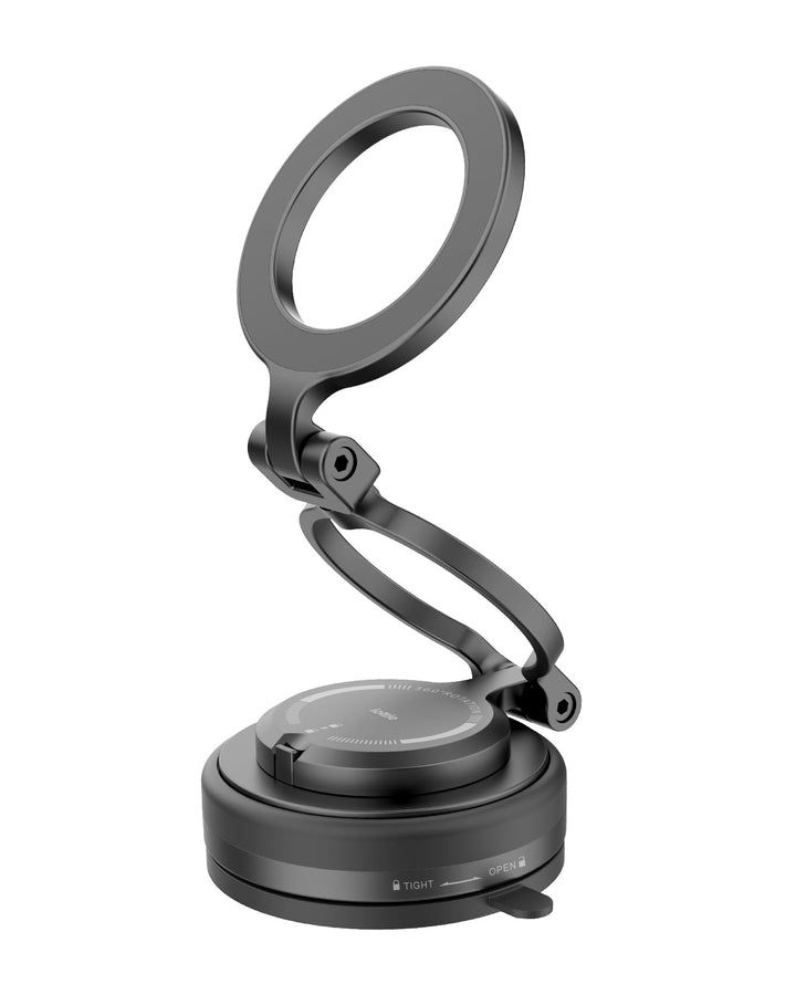 iOttie iTap 3 front view showing mount shape and matte black finish for stylish durability