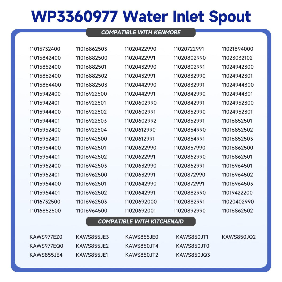 iouxvt WP3360977 installed in washer showing restored water flow safety