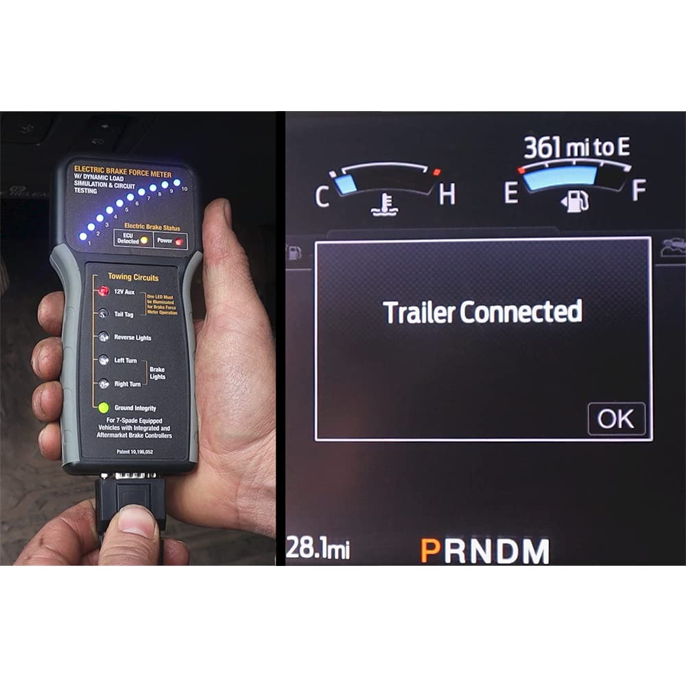Innovative Products of America 25-foot test cord connected showing single-user road-test capability