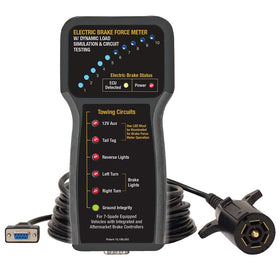 Innovative Products of America unit connected during a test drive showing live controller evaluation