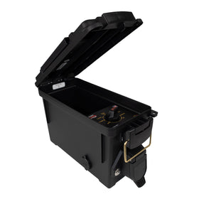 Innovative Products of America open internal battery compartment showing easy battery access